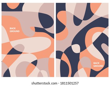 Cover and Poster Design Template for Magazine. Trendy Abstract Color Polygon Vector Illustration Collage with Typography for Cover, book, social media story, and Page Layout Design.