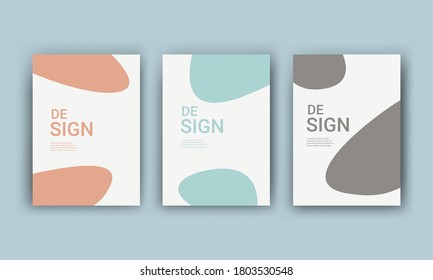 Cover and Poster Design Templates. Elegant abstract design. Vector Illustration for Covers, books, social media stories and Page Layouts
