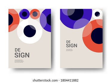 Cover and Poster Design Templates. Elegant abstract geometric design. Vector Illustration for Covers, books, social media stories and Page Layouts