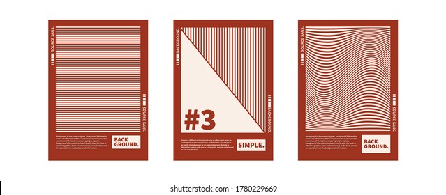 Cover and Poster Design Templates for Magazines. Abstract Trendy Collage Illustration of Colorful Vector Curves with Typography for Covers, books, social media stories, and Page Layout Design. EPS 10