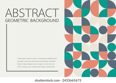 Cover presentation minamal geometric pattern  vector illustration modern design.