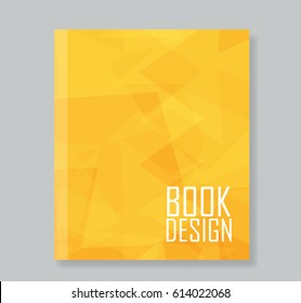 Cover report Abstract Orange background. vector illustration