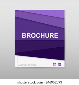 Cover report colorful abstract vector illustration.Business flyer template or corporate banner design.