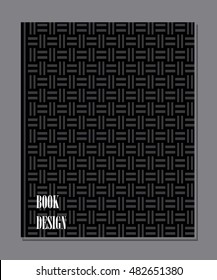 Cover report geometric abstract background, vector illustration