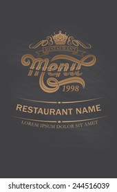 Cover Restaurant menu design