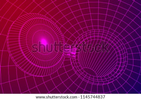 Cover rocket silo intercontinental ballistic missile. Wireframe low poly mesh vector illustration