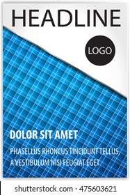 Cover sheet, Cover note, Book cover, booklet for presentation of business report. Workbook, Notebook, Textbook with layout design background. Annual report, yearly report for present information.
