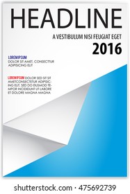 Cover sheet, Cover note, Book cover, booklet for presentation of business report. Workbook, Notebook, Textbook with layout design background. Annual report, yearly report for present information.