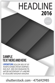 Cover sheet, Cover note, Book cover, booklet for presentation of business report. Workbook, Notebook, Textbook with layout design background. Annual report, yearly report for present information.