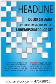 Cover sheet, Cover note, Book cover, booklet for presentation of business report. Workbook, Notebook, Textbook with layout design background. Annual report, yearly report for present information.