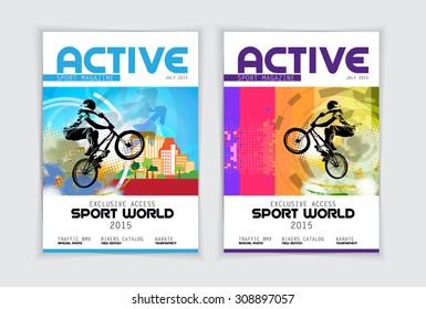 9,331 Sport magazine cover template Images, Stock Photos & Vectors ...