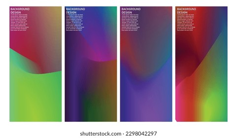 Cover Tech template set. Radial semicircle geometric line pattern. Linear background for catalogs, company brochures. 