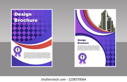 cover template blue color, layout, cover, brochure, flayer, annual report for design background business