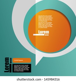 cover template. brochure design