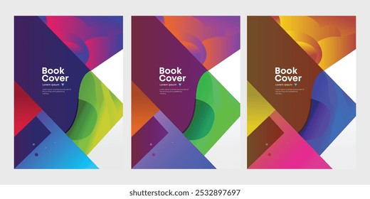 Cover template, brochure layout, book cover, for technology and corporate concept.