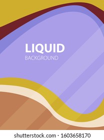 Cover template collection with liquid shapes Free Vector. Contrast colors. Vector design layout -Vector