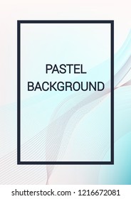 Cover template design. Abstract backgrounds with distorted lines. The effect of lightweight fabric. Mesh Fashionable cover with gradient for magazine, book.