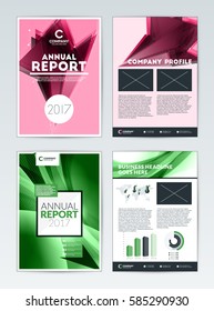 Cover template design background. Business brochure, corporate presentation, annual report, flyer. Vector illustration