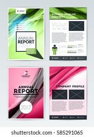 Cover template design background. Business brochure, corporate presentation, annual report, flyer. Vector illustration