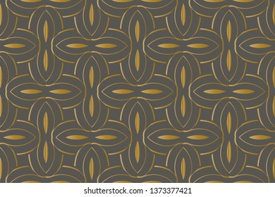 cover template design, line art background. and golden, silver Abstract geometric pattern. Tribal ethnic ornament in arabic style. Gold and colored texture. metal mosaic on a colored background. 