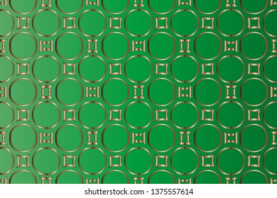 cover template design, line art background. and golden, silver Abstract geometric pattern. Tribal ethnic ornament in arabic style. Gold and colored texture. metal mosaic on a colored background. 
