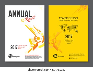 Cover template design. Vector illustration 