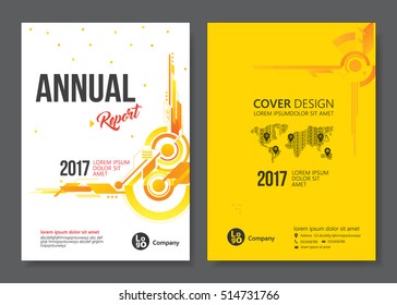 Cover template design. Vector illustration 