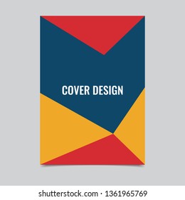 Cover template design vector.Brochure design vector 