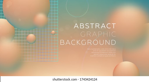 Cover template with dynamic bauhaus, memphis and hipster liquid fluid graphic geometric shapes for landing page, placards, brochures, posters, covers and banners. Vector illustration.