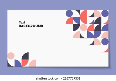 Cover template with geometric background. Background for the banner. Vector