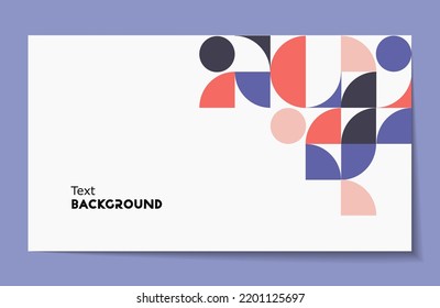 Cover template with geometric background. Background for the banner. Vector