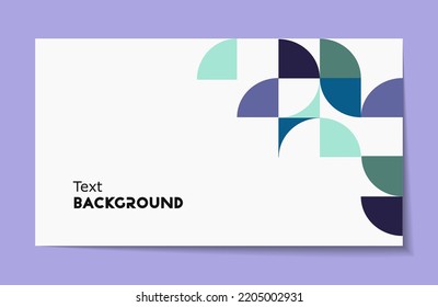 Cover template with geometric background. Background for the banner. Vector