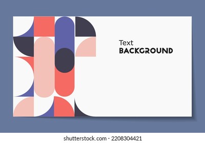 Cover template with geometric background. Background for the banner. Vector