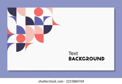 Cover template with geometric background. Background for the banner. Vector