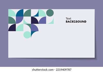 Cover template with geometric background. Background for the banner. Vector