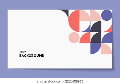 Cover template with geometric background. Background for the banner. Vector