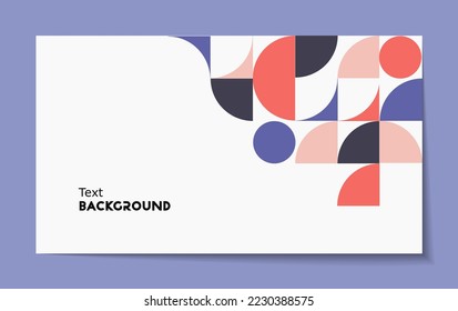 Cover template with geometric background. Background for the banner. Vector