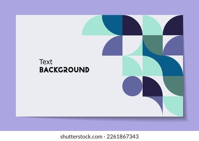 Cover template with geometric background. Background for the banner. Vector