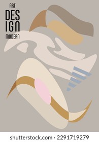 Cover template with graphic geometric elements in bauhaus, memphis and hipster style. This illustration can be used as a print on t-shirts and bags, stationary or posters.
