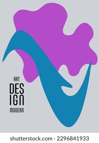 Cover template with graphic geometric elements in bauhaus, memphis and hipster style. This illustration can be used as a print on t-shirts and bags, stationary or posters.