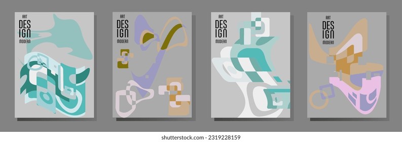 Plantilla de cubierta con elementos geométricos gráficos en baudios, memphis y estilo hipster. Esta ilustración puede utilizarse como una impresión en camisetas y bolsas, papeleras o carteles.
