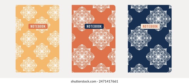 cover template. mandala design for planner, notebook, catalog, brochure, journal. indian cover design