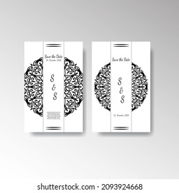 cover template with mandala flower