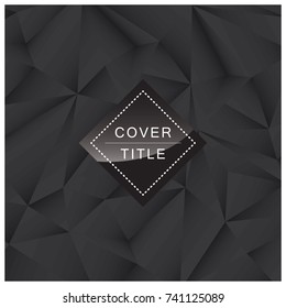 Cover Template. Mosaic Background.