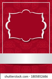 Cover template ornament designs vector