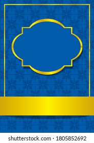 Cover template ornament designs vector