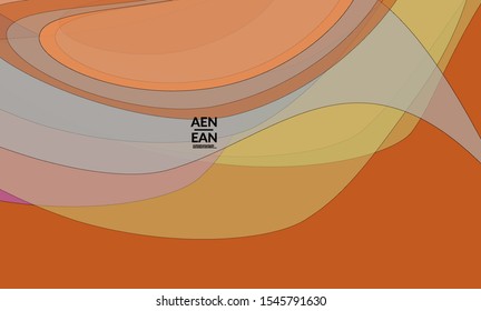 Cover template with pastel colored transparent overlapping shapes creating vector mixture of acrylic paint or watercolor effect. Marble texture flat colors simple organic shapes. Nature earth design.