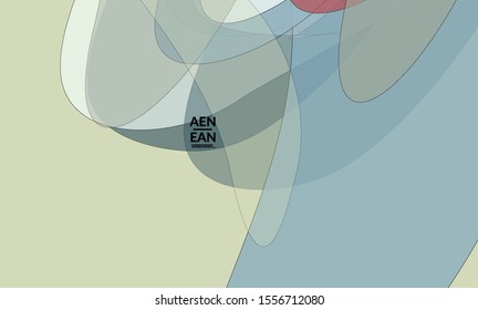 Cover template with pastel colored transparent overlapping shapes creating vector mixture of acrylic paint or watercolor effect. Marble texture flat colors simple organic shapes. Nature earth design.