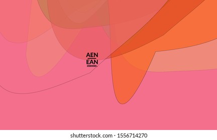 Cover template with pastel colored transparent overlapping shapes creating vector mixture of acrylic paint or watercolor effect. Marble texture flat colors simple organic shapes. Nature earth design.