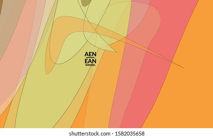 Cover template with pastel colored transparent overlapping shapes creating vector mixture of acrylic paint or watercolor effect. Marble texture flat colors simple organic shapes. Nature earth design.